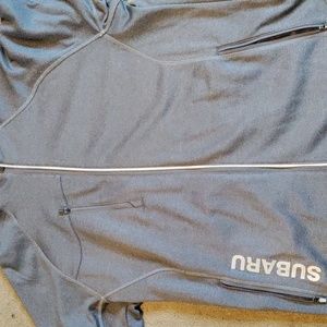 Men's fleece Subaru zip-up sweatshirt
